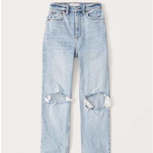Abercrombie 90s Ultra High Rise Straight Jeans